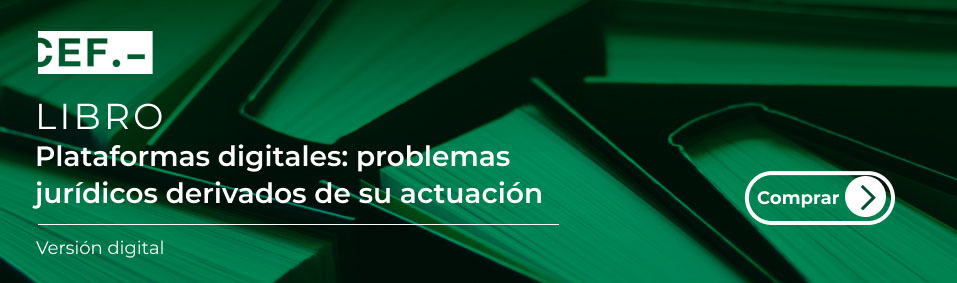 Libro: Plataformas digitales: problemas jurídicos derivados de su actuación