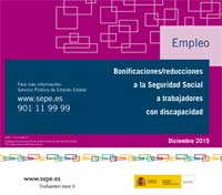 Bonificaciones en las cotizaciones a la Seguridad Social a trabajadores con discapacidad