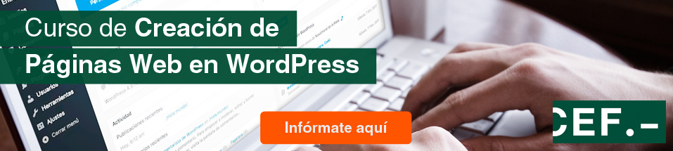 Curso  de Creación de Páginas Web en WordPress