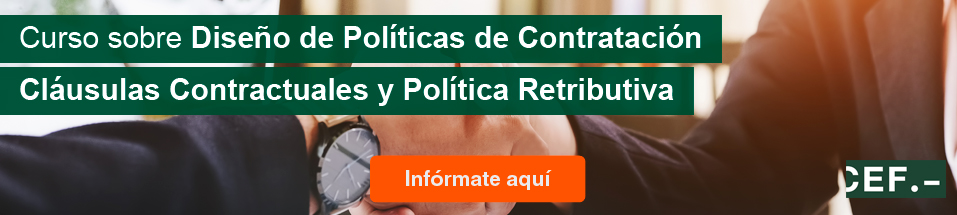 Curso sobre Diseño de Políticas de Contratación, Cláusulas Contractuales y Política Retributiva