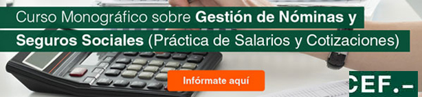 Curso Monográfico sobre Gestión de Nóminas y Seguros Sociales (Práctica de Salarios y Cotizaciones)