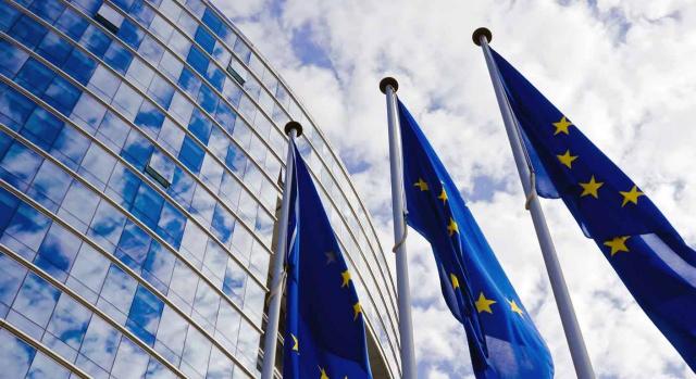 Servicio madrileño de salud. Imagen de la bandera de la UE