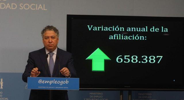 Record afiliados Seguridad Social