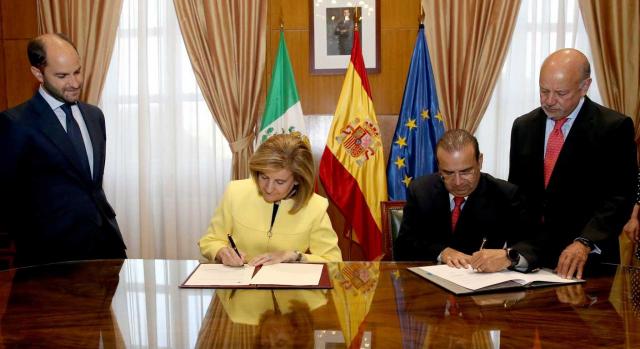 España y México firman un convenio de colaboración en materia laboral