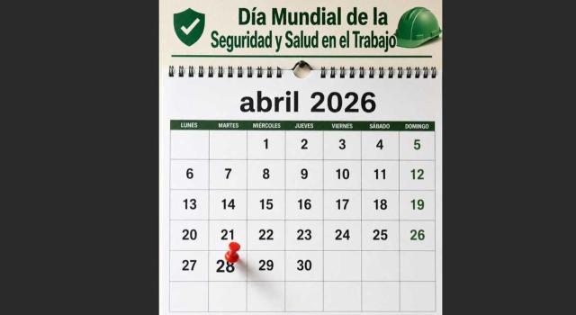 La salud mental de hijos/as adolescentes y el bienestar animal: ¿nuevos deberes preventivos de empresa, utopías o quimeras? Imagen del calendario del día mundial de la Seguridad Social en el Trabajo