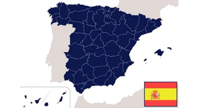 Mapa de España y Comunidades