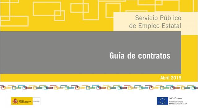 Guía de contratos abril 2019 SEPE