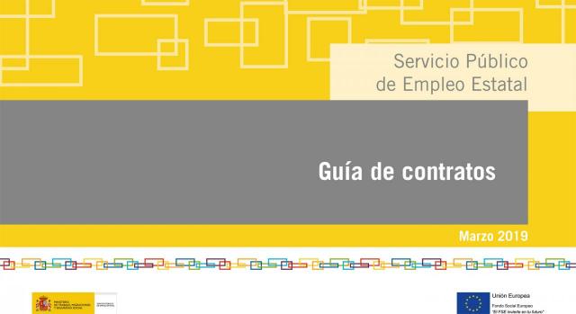 Guía de contratos marzo 2019 SEPE