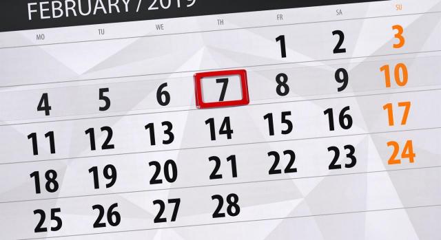 Incapacidad temporal; extinción; fecha de efectos. Imagen de un calendario