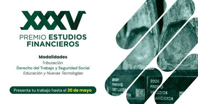 Publicada la convocatoria del Premio Estudios Financieros 2025 Publicada la convocatoria del Premio Estudios Financieros 2025. Imagen del Premio Estudios Financieros 2025