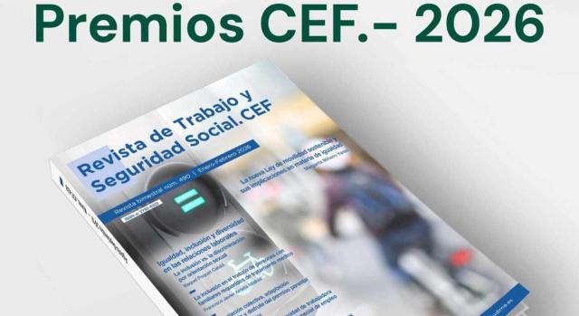 Abierta la convocatoria 2026 del Premio Estudios Financieros. Imagen revista de trabajo y Seguridad Social