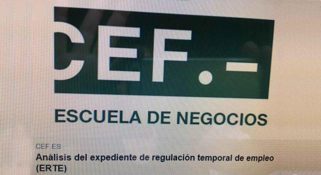 Obligación de pago de la prestación por desempleo generada como consecuencia de un ERTE? Ponencia CEF