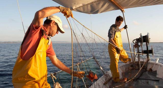 Trabajadores del mar. Imagen de trabajadores del mar